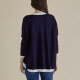Hampton Cardigan - Navy