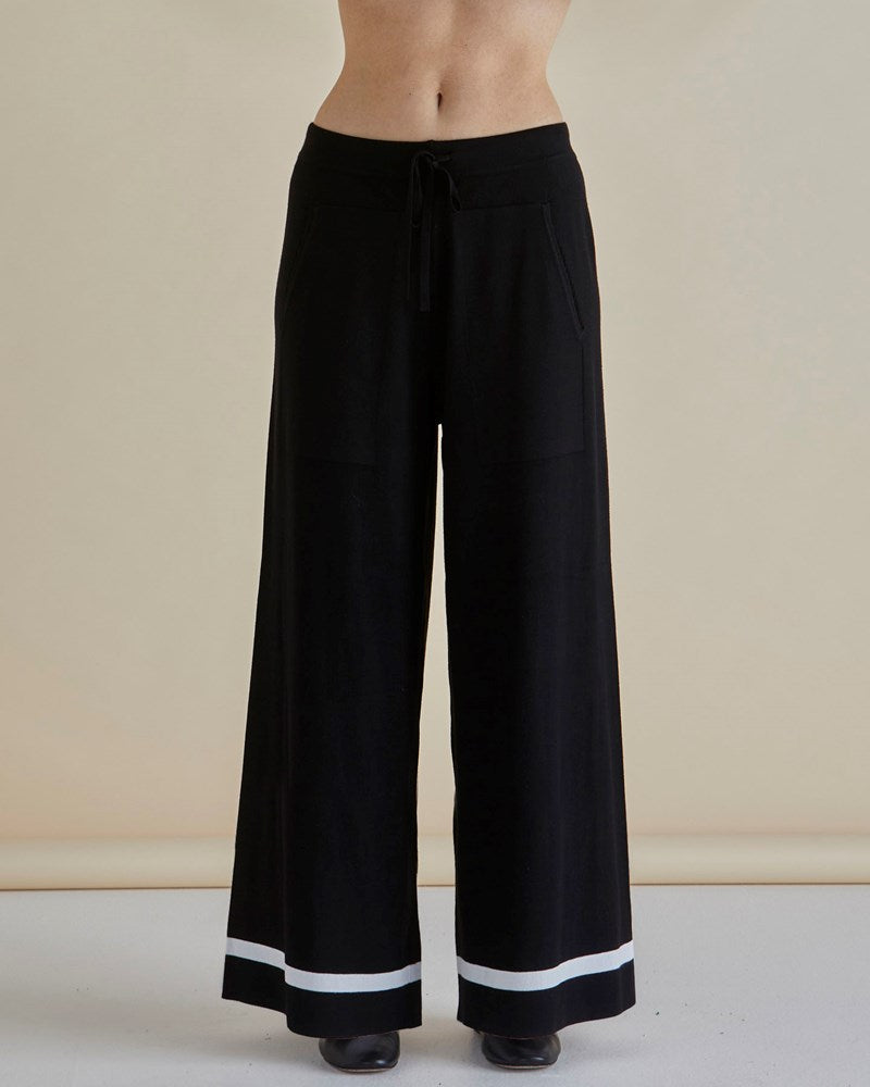 Delphine Knit Pant - Black