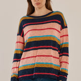 Natasha Knit Top - Multi Stripe