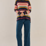 Natasha Knit Top - Multi Stripe