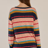 Natasha Knit Top - Multi Stripe