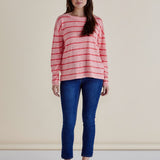 Natasha Knit Top - Pink Stripe