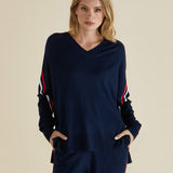 Karina Knit Sweater - Navy