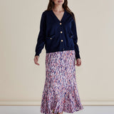 Leon Knit Cardigan - Navy