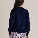 Leon Knit Cardigan - Navy