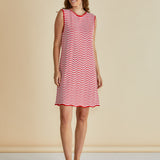 Viola Tank Dress - Red/White Stripe