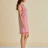 Viola Tank Dress - Red/White Stripe