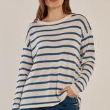 Bradford Knit Top - Nautical Stripe