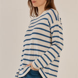 Bradford Knit Top - Nautical Stripe