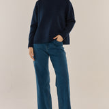 Camryn Knit Sweater - Navy