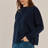 Camryn Knit Sweater - Navy