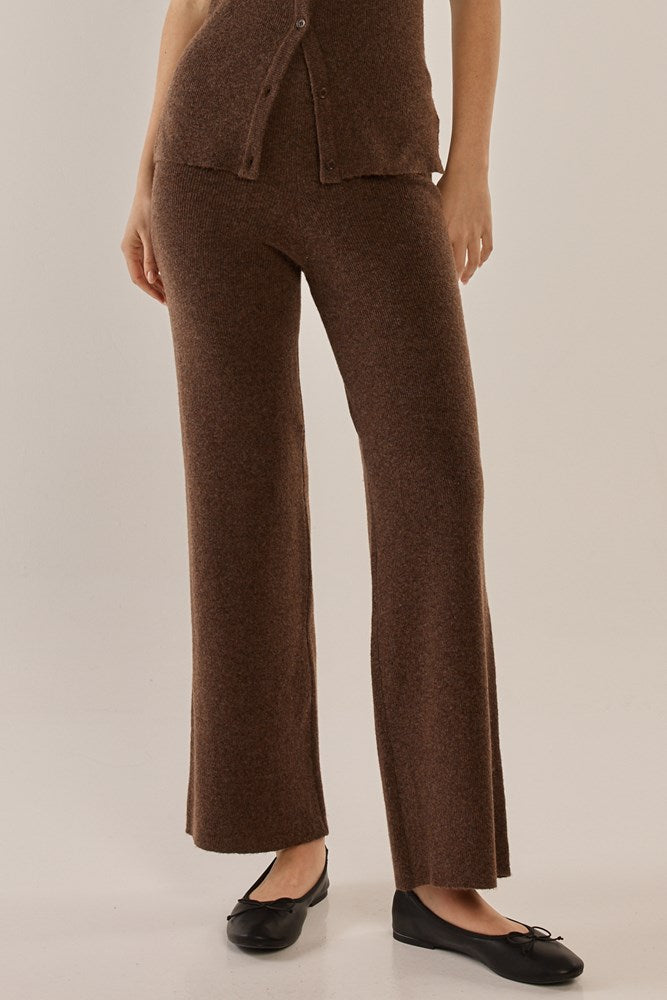 Nash Knit Pant - Espresso