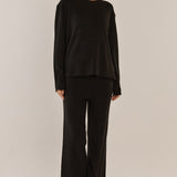 Ruby Knit Sweater - Black