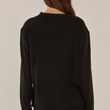 Ruby Knit Sweater - Black