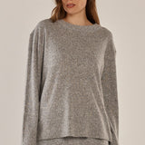 Ruby Knit Sweater - Grey Marle