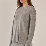 Ruby Knit Sweater - Grey Marle