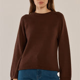Carrie Knit Jumper - Espresso