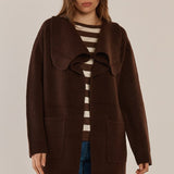 Abigail Cardigan - Chocolate