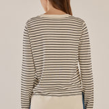 Louis Sweater - Cream/Black Stripe