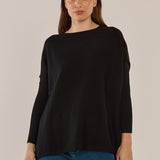 Blakely Batwing Sweater - Black