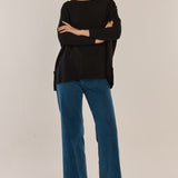 Blakely Batwing Sweater - Black
