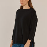 Blakely Batwing Sweater - Black