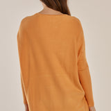 Blakely Batwing Sweater - Orange