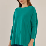 Blakely Batwing Sweater - Teal