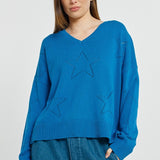 Selene Star Sweater - Blue
