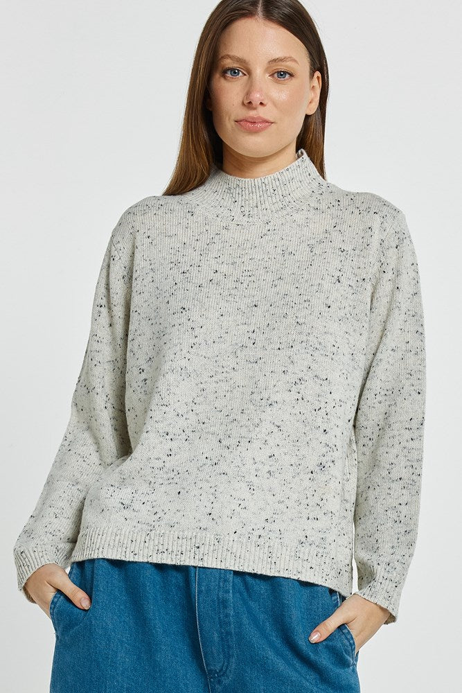 Carlin Knit Sweater - Cream