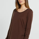 Westin Blended Wool Tee - Chocolate