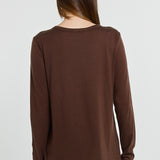 Westin Blended Wool Tee - Chocolate