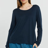 Westin Blended Wool Tee - Navy
