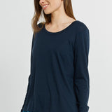 Westin Blended Wool Tee - Navy