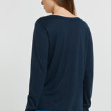 Westin Blended Wool Tee - Navy