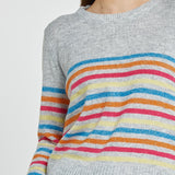 Elinda Sweater - Rainbow Stripe