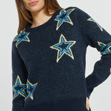 Serena Sweater - Star Jacquard