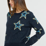 Serena Sweater - Star Jacquard