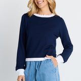 Scallop Knit Sweater
