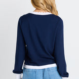 Scallop Knit Sweater