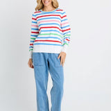 Indie Knit Sweater - Sorbet Stripe