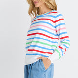 Indie Knit Sweater - Sorbet Stripe