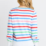 Indie Knit Sweater - Sorbet Stripe