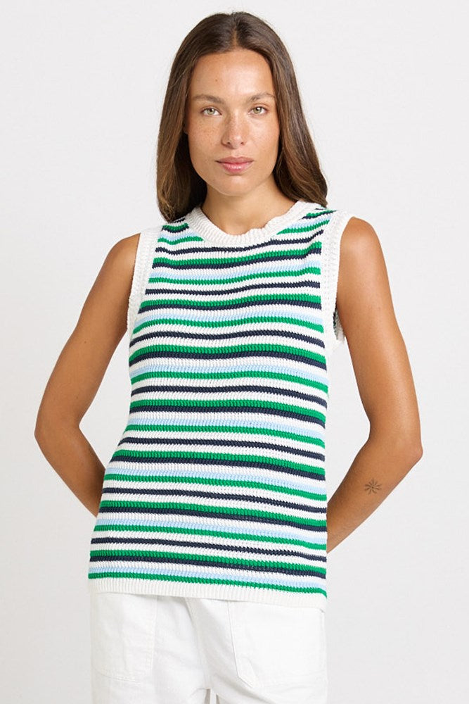 Roni Tank - Blue/Green Combo | Betty Basics