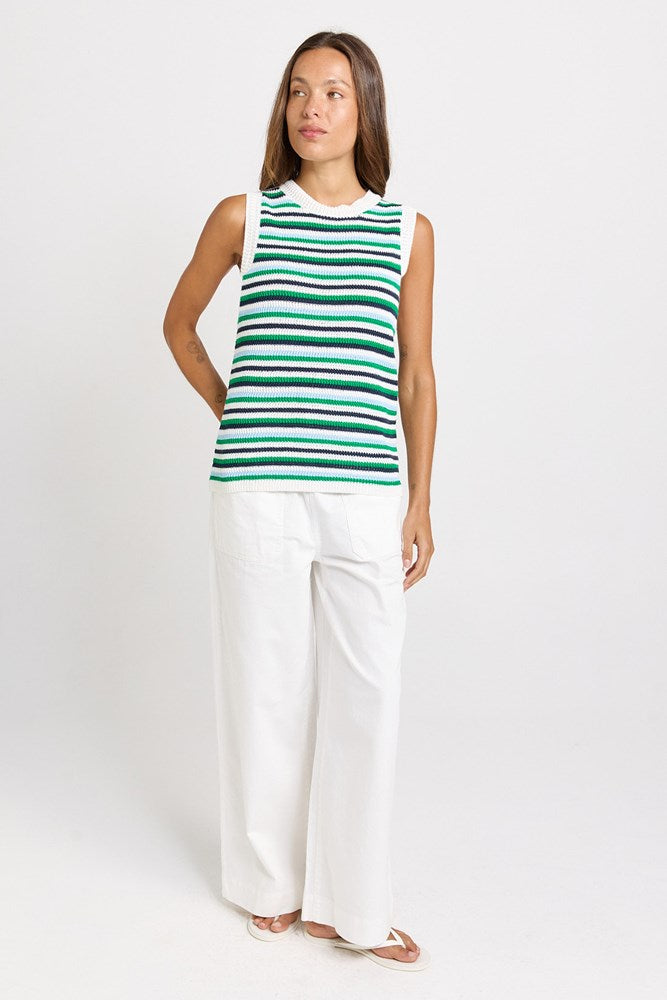 Roni Tank - Blue/Green Combo | Betty Basics