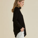 Fleur Roll Neck Jumper - Coffee