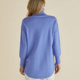 Fleur Roll Neck Jumper - Powder Blue