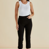 Crop Bengaline Pant - Black