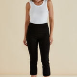 Crop Bengaline Pant - Black