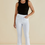 Crop Bengaline Pant - White
